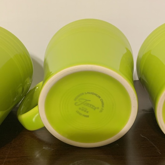 Fiesta Lime Green Dining Mugs - Picture 7 of 11